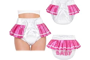 LittleForBig Vuxenblöja i tyg Baby School Girl - Tvättbar, Justerbar, Återanvändbar och Vattentät M