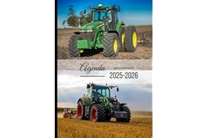 Agenda Scolaire 2025 2026 Tracteur: Garçon Fille Collège Lycée Étudiant Primaire A5 Journalier en Français