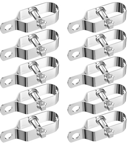 8 Tendifilo Per Recinzione - Maniglia Girevole Blu, Per Fili Bucato, Rete Metallica, Plastica Resistente - Foto 2