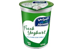 Almarai Fresh Full Fat Plain Yoghurt, 500 gm