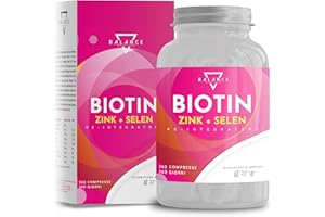 BALANCE FEEL YOUR SELF BIOTINA CAPELLI - 360 COMPRESSE (Scorta 1 Anno) | Integratore Capelli | Crescita Capelli, con Biotina, Zinco, Selenio | Vitamine Benessere di Capelli, Pelle e Unghie | Made in Italy