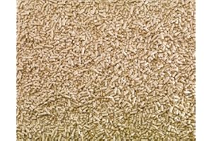 Dihl 1KG Premium Natural Fuel Wood Pellets, 6mm, 100% Softwood, Low Ash, Clean Burning, High Heat Output. For BBQ Oven, Woodfire Grills, Smokers & Pizza Ovens – 1 KG Bag