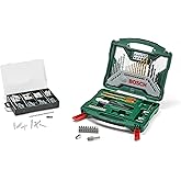 Bosch Profesyonel aksesuar seti X-Line 50Ti plus 173 par&ccedil;alı sabitleme seti (metal, taş, ahşap, matkap aksesuarı i&ccedil;in)