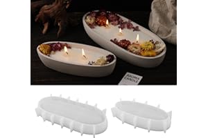 LIAMOSTEE Resin Silikonform Tablett, Silikonformen gießformen, Obsttablett Epoxidharz Gießformen, DIY Tablett Gießform, Silikonform Kerzenhalter,DIY Giessform Kerzenhalter, Schmuck Teller Gießform