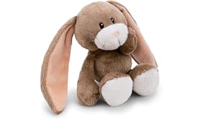 NICI Kuscheltier Hase Lopino 20cm in Geschenkbox 22,5x12,5x7cm - braun - Stofftier aus weichem Plüsch, niedliches Plüschtier zum Kuscheln und Spielen, für Babys & Kleinkinder