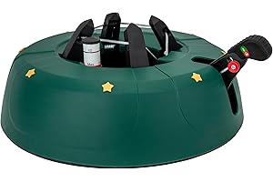 Star-Max Christbaumständer by F-H-S, Start 3, Modell 2018, für Baumhöhe bis 3,0 m, Weihnachtsbaumständer mit Fuhebelfunktion und Einseiltechnik, 3,0 Liter Wassertank, 3 liters, Grün