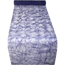 Sizoweb Tischläufer Rolle – 30 Cm X 25 M, Dunkelblau & Abwaschbar Für Jeden Anlass