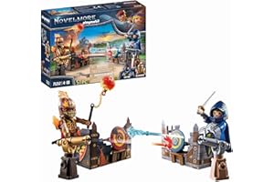 Playmobil 71212 Duel Chevalier Novelmore et Burnham Raider - Novelmore - avec Deux Personnages et des Accessoire de chevalerie issus de la série - Histoire & Imaginaire - Dès 4 Ans
