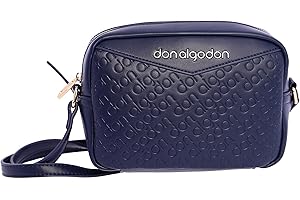 DON ALGODON, Bolso Bandolera Elegante para Mujer de Piel Vegana