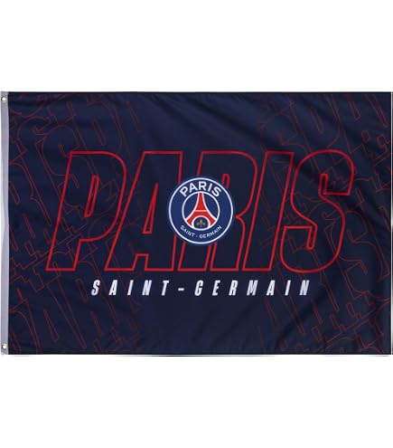 Fanion PSG Officiel Paris Saint-Germain – 10 X 8 Cm, Polyester, Collection Supporteur