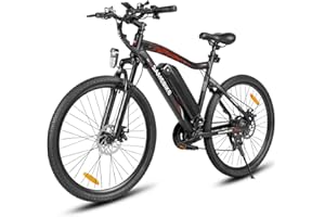 SAMEBIKE Bicicletta Elettrica per Adulti 26'',Bici Elettrica con Pedalata Assistita,City E-bike Unisex Adulto,Batteria Rimovibile 48V10.4AH,Bici Elettriche per 21 Velocità Uomo/Donna