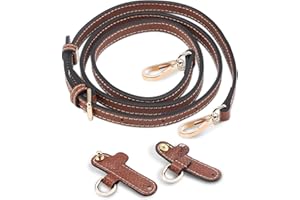 GlasFlength Pasek na ramię do torby Longchamp, pasek na ramię, torba na ramię, wymienna torba na ramię z adapterem bez dziurkowania, regulowany pasek zastępczy, skórzany pasek na ramię, Kolor