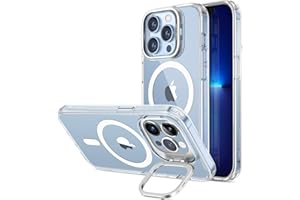 ESR Klasyczne etui z podpórką z HaloLock kompatybilne z iPhone 13 Pro, etui kompatybilne z MagSafe ze stojakiem, ochrona klasy wojskowej, wbudowany stojak na pierścień aparatu, odporny na zarysowania,