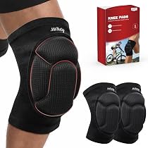 Lot De 2 Paires De Genouillères Souples – Volleyball, Danse, Chantier, Mousse EVA, Antidérapant – Unisexe Adulte Et Ado