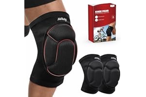 MitButy Knieschoner für Arbeiten, Garten, Tanzen, Volleyball, Handball & beim Knien – 1 Paar dick gepolsterte Schaumstoff-Knieschützer für Männer, Frauen & Kinder – Kniepolster für Arbeit & Sport