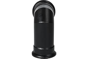 Adam Angled Decorative Stove Pipe in Black