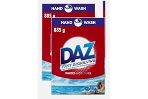 CREATE ZONE DAZ Washing Powder - Hand Wash Whites & Colours - Stain Removal & Colour Protection- 885g (Pack Of 2)
