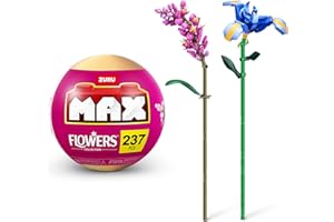 MAX Premium Flowers Bausteine(Knöterich und Iris) (bis zu 240 Teile, 2 Blumen pro Kapsel, 10 zum Sammeln) von ZURU
