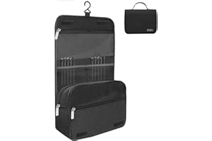 HCFGS Trousse de Toilette de Voyage à Suspendre, Sac de Maquillage Portable, étanche pour Trousse de Maquillage Pliable, Trousse de Toilette pour Homme et Femme