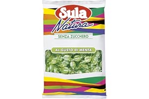 PERFETTI VAN MELLE ITALIA Perfect Van Melle Sulà Natura Caramelle Gusto Menta Senza Zucchero 1000 g