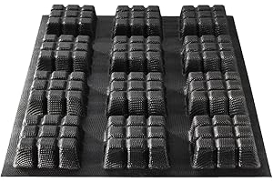 FLEXIPAN Moule Silicone 12 Petites Tablettes – Chocolat, Brownies, Apéritifs - Accessoire Pâtisserie Maison - Cuisson Uniforme, Démoulage Facile - Sucré, Salé - Portions Individuelles