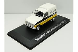 BYUP OPO 10 - Coche en Miniatura de Coleccion 1/43 Compatible con Renault 4F Automotores Munro 1982 (4L) Salvat 1/43 - SA08