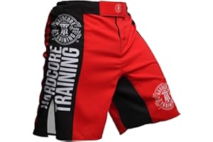 Hardcore Training Shorts Recruit Men's Schwarz Grün Rot Lila Navy Blau Kurze Hose Herren Boxen Kampfsport BJJ Grappling MMA