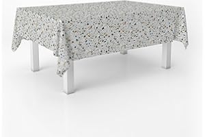 ECOMMERC3 | Mantel Hule Mesa Rectangular Tamaño 100x140 cm Estilo, Durabilidad y Fácil Limpieza para tu Mesa - Mantel Hule Antimanchas e Impermeable