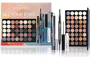 Joyeee All-in-One-Make-up-Set für Mädchen im Teenageralter, komplettes Starter-Make-up-Set für Anfängerinnen, enthält Lidschatten-Palette, Augenpinsel, Mascara, Augenbrauenstift, Eyeliner-Stift