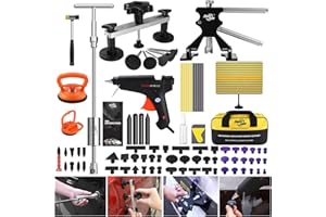 PDR TOOLS Set di riparazione per auto, 87 pezzi, con martello scorrevole, 100 W, per riparare il 90% delle auto