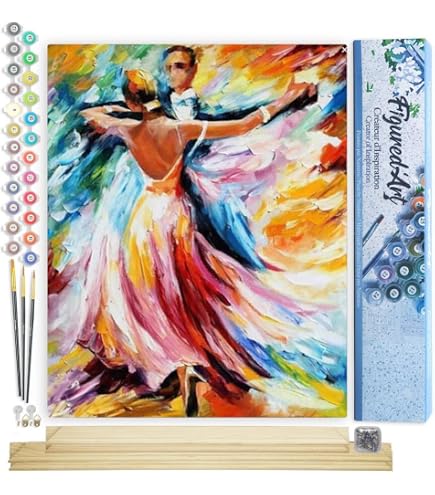 Dooqon Peinture par Numéros Grand Geisha 40x50cm - Kit pour Adultes et Enfants Débutants - Acryliques, Sans Cadre S-476 Dooqon Peinture par Numéros Grand Geisha 40x50cm - Kit pour Adultes et Enfants Débutants - Acryliques, Sans Cadre S-476