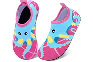 AMBANDIER Kids Water Shoes,Toddler Swim Beach Shoes for Boys Girls,Children Pool Shoes Quick Dry Non-Slip Aqua Socks,Infant Barefoot Skin Water Socks for Swimming Pool Surfing Outdoor Sports Holiday Essentials