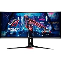 ASUS ROG Strix XG349C - Monitor de Gaming Curvo 34 Pulgadas, UWQHD (3440 x 1440, OC. a 180 Hz, 1 ms MPRT, Extreme Low Motion 