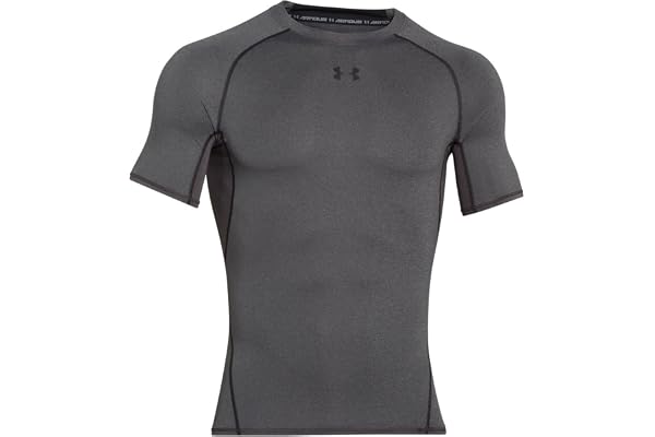 Under Armour UA HeatGear Short Sleeve, T-Shirt Homme, White / Graphite, XL
