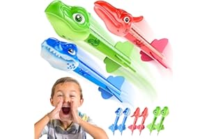 Anginne Raketen Spielzeug für Kinder, Outdoor Spiele für Kinder Spielzeug ab 3-12 Jahre Junge Gartenspielzeug Geschenk Junge 3-12 Jahre Dinosaurier Stomp Geschenk Mädchen Geburtstagsgeschenk