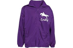 Edward Sinclair | Personalised Horse with Name | Girls Horse Riding Jacket | (Please Goto Add Gift Options Enter name in FreeGiftMessageBox or send message to the seller once purchased)