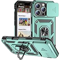 Hitaoyou Magnetische Hülle Für IPhone 16 Pro Max - Mit Kameraabdeckung & Ständer, Militärrobust