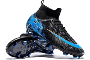 DASHANGYAN Fußballschuhe Herren High Top Spikes Fußballschuhe Outdoor-Fußballtraining Jugendliche Atmungsaktive Turnschuhe Kicking Athletic Training Schuhe Turnschuhe