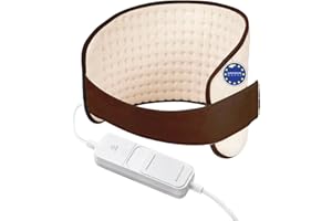 ‎BOSTON TECH Boston Tech WE116 Heizkissen elektrisch für Bauch und Rücken Tasche - Heizgürtel mit 3 Temperaturstufen & Abschaltautomatik - Wärmegürtel mit verstellbarem Band und Klettverschluss Anthrazit 29x69cm