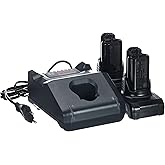 Bosch Professional 12V System Akku Starter-Set (inkl. 2x GBA 12V 6.0 Ah Akku und Schnellladegerät GAL 12V-40, im Karton)