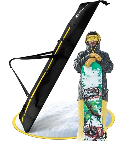 STYNGARD Borsa Da Snowboard Calgary – Da 140 A 190 Cm, Imbottita, Con Tasca Per Stivali E Cinghie, Design Tedesco