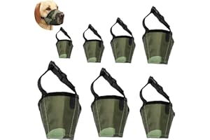 JYHY Bozal de nailon para perro – Bozal ajustable de ajuste rápido para evitar mordeduras ladridos y masticar para perros pequeños, medianos y grandes, camuflaje