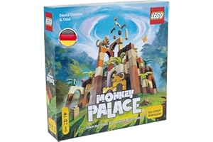 Asmodees - Monkey Palace: EIN Lego Brettspiel – Stein auf Stein zum prächtigsten Palast! Lustiges Familien-Baustein-Spiel für Kinder und Erwachsene - Alter 10+, 2-4 Spieler, 45 Minuten pro Partie