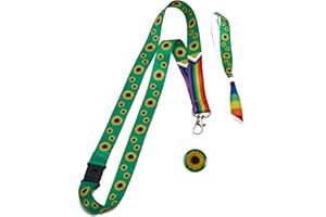 Hidden Disabilities Official Sunflower Intersex-Inclusive Pride lanyard and wristband plus Sunflower pin badge pack