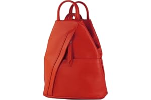 modamoda de - T180 - Damen Rucksack Tasche aus ital. Leder