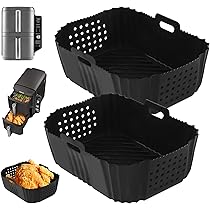 10er-Pack Silikon-Airfryer-Einlagen Für Ninja Dual Air Fryer
