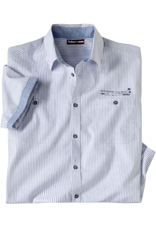 Chemise Décontractée Manches Courtes COOFANDY Chemise D'été Homme Manches Courtes - Léger Et Respirant Avec Poche Stylo Haut Homme Léger Bureau