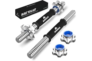 Amonax Zestaw Żeliwnych Talerzy Obciążających, 2,5 Kg, 5 Kg, 10 Kg, Do 2,5 Kg, 10 Kg, Do Sztangi Do Podnoszenia Ciężarów I Bioder, Stalowe Talerze Obciążające Do Domowej Siłowni