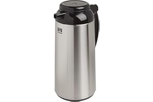 Zojirushi Jarra térmica premium, 1.85 litros, acero inoxidable cepillado