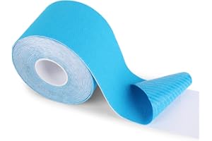 PHYTOP FITOP Rollo de Cinta de Kinesiología de Algodón 5 m x 5 cm (Azul)